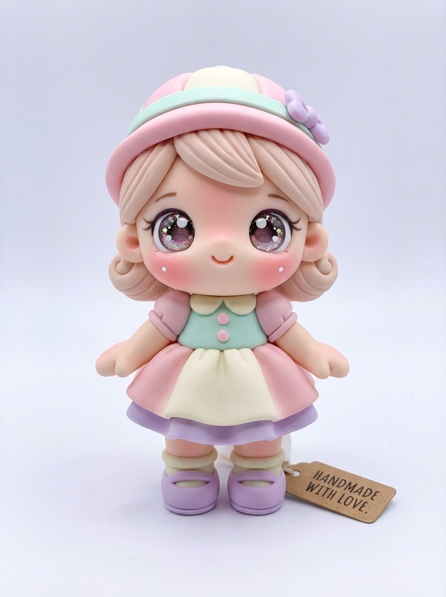 Kawaii Clay Figurine