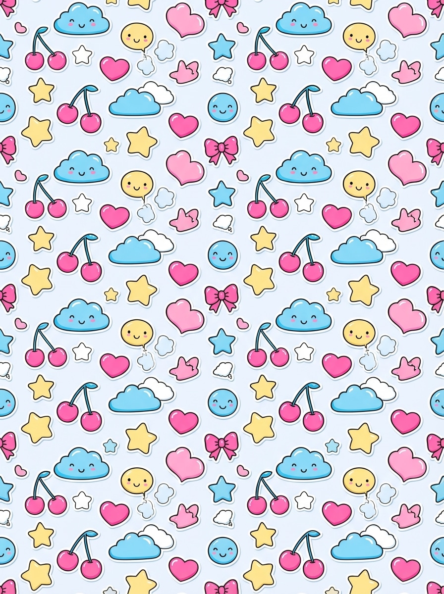 Kawaii Doodle Repeat