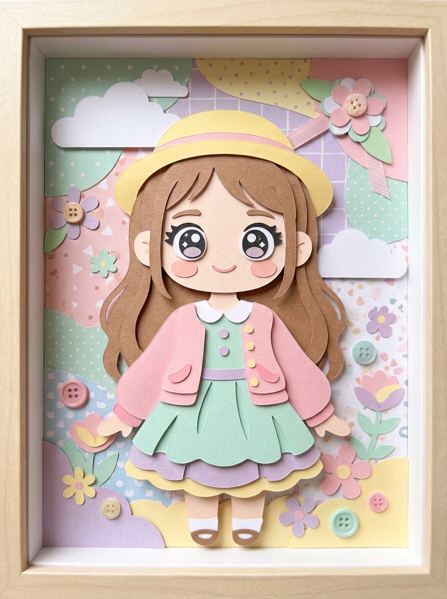 Kawaii Paper Doll Filter