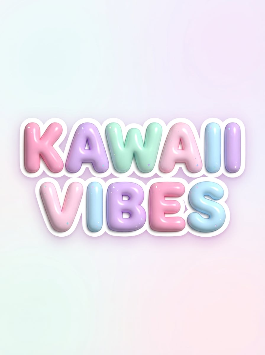 Kawaii Pastel Bubble