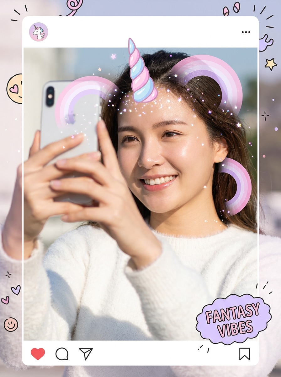 Kawaii Unicorn Sticker