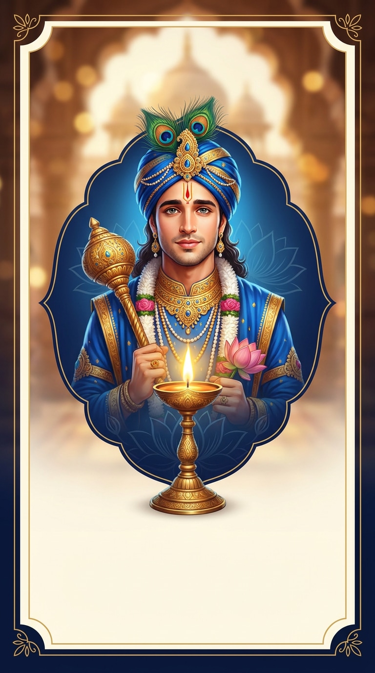 Khatu Shyam Baba status image prompt
