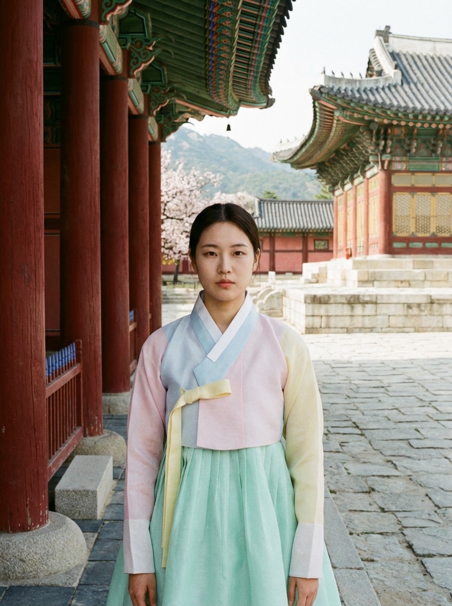 Korean hanbok outfit