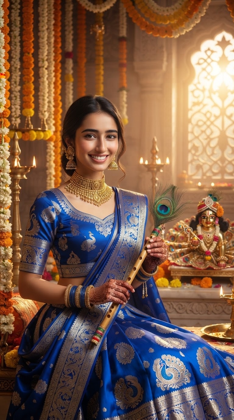 Instagram Story Janmashtami Photo Editing Prompt