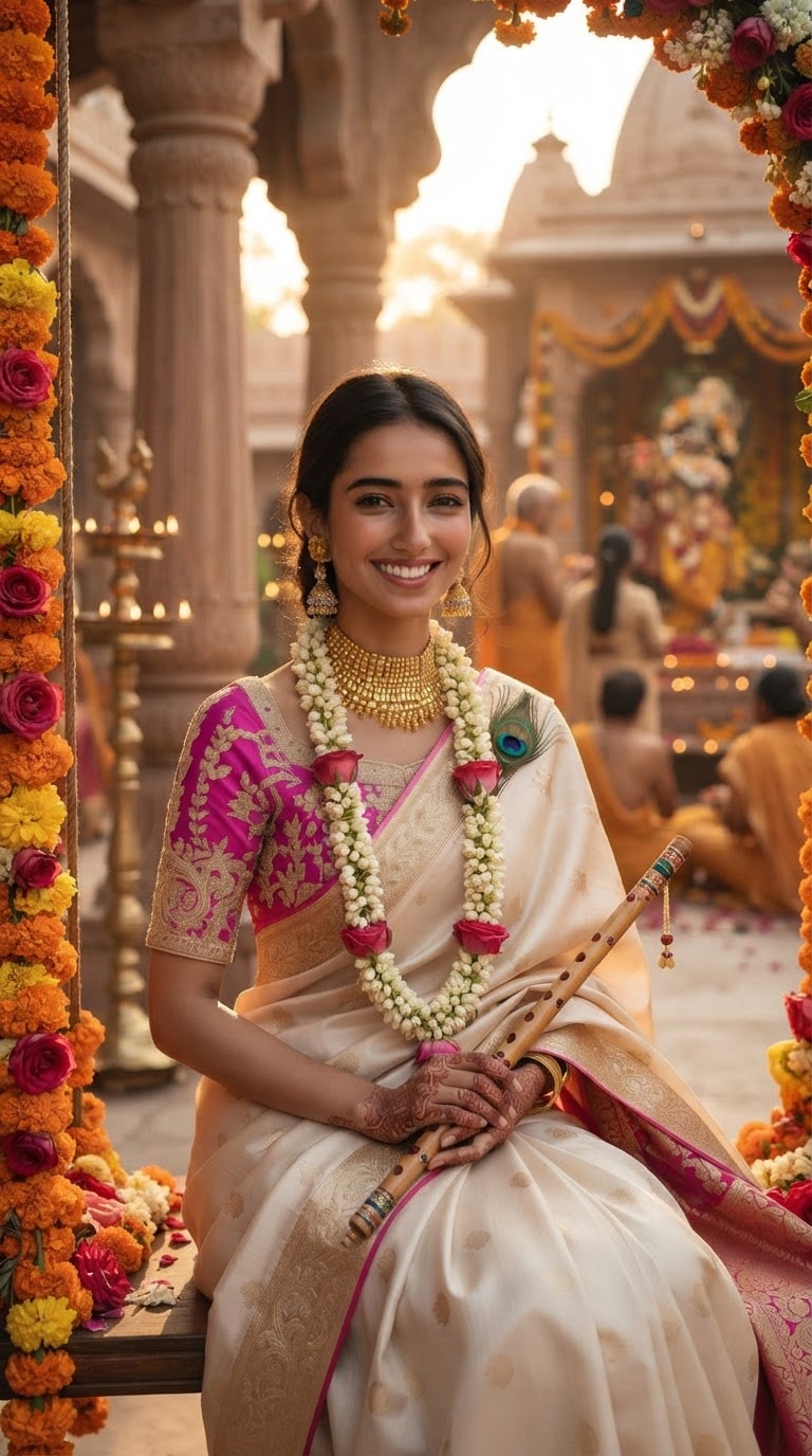 Baby Krishna AI Photo Editing Prompt