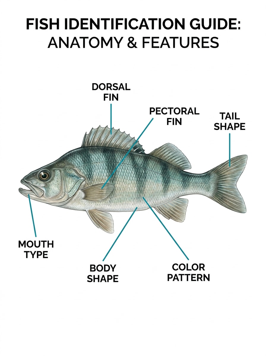 Labeled Fish Anatomy Guide