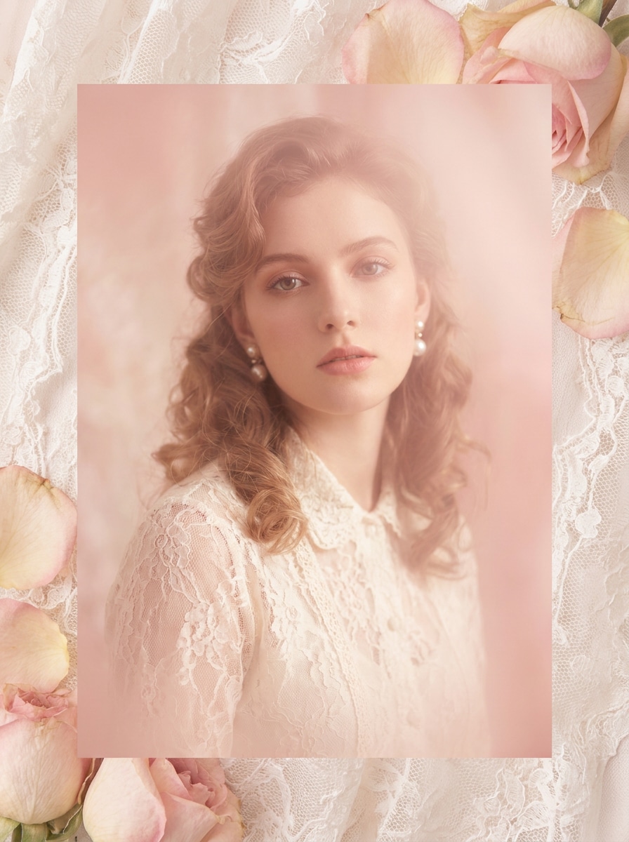 Lace and Rose Overlay
