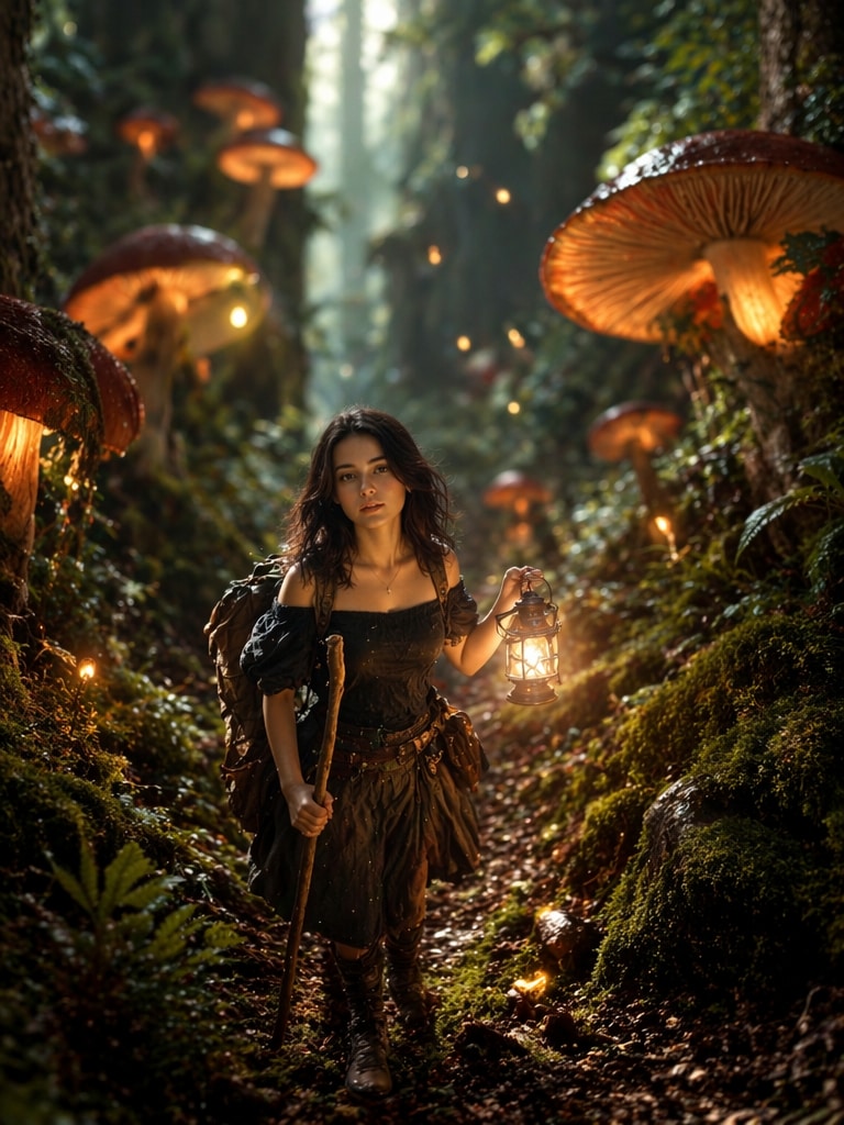 Tiny Fantasy Forest viral miniature prompt
