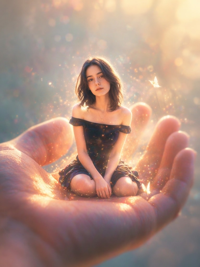 Tiny Dreamcore Portrait laddu prompt generator