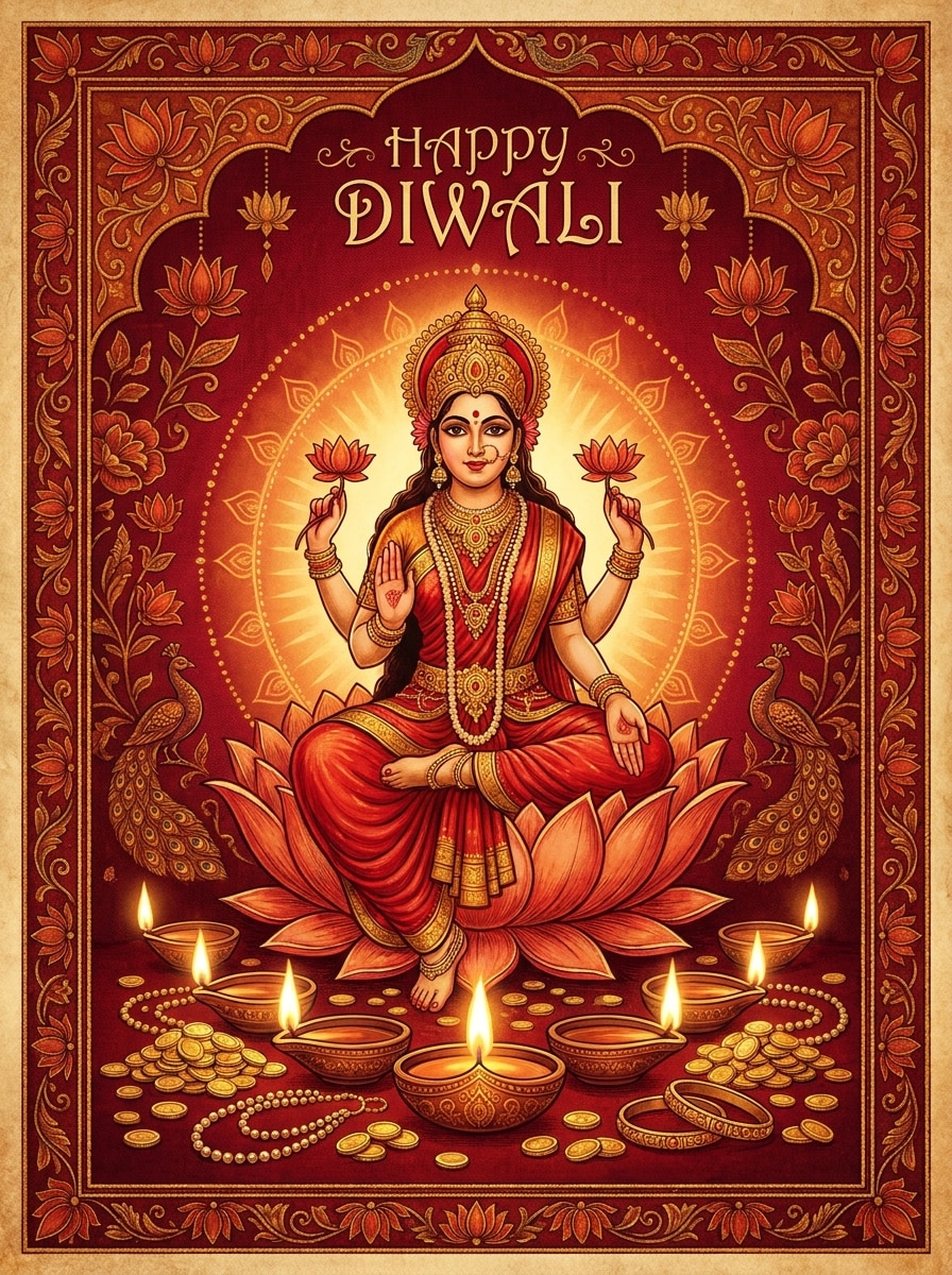 Lakshmi Blessings Artwork