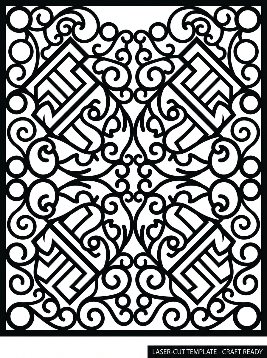 Laser Cut Filigree Pattern