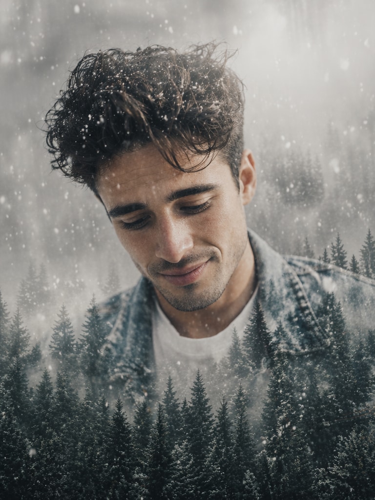 Snowfall Memories Leo AI Prompt
