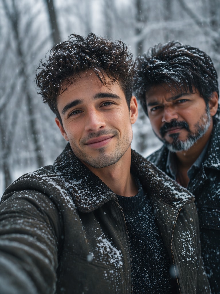 Winter Selfie With Vijay Prompt