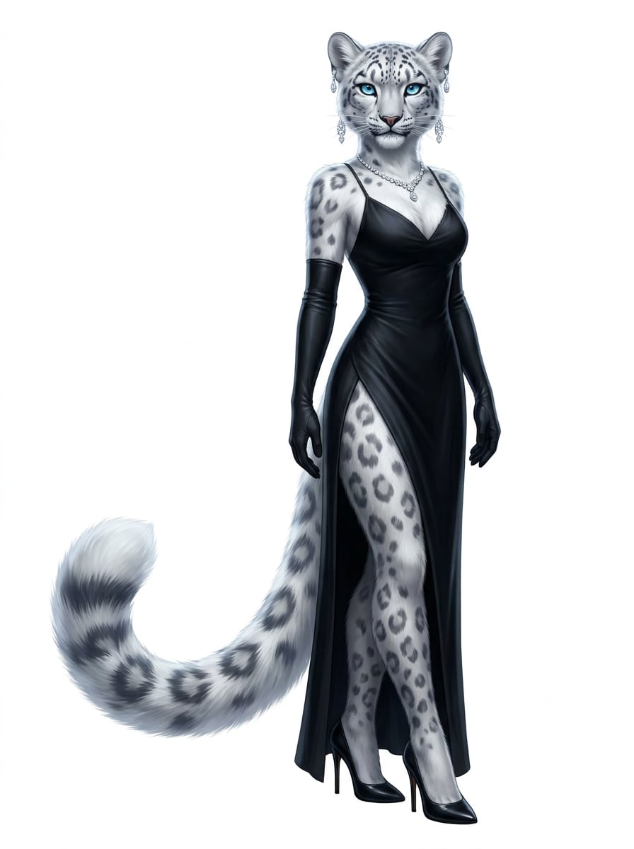AI Leopard Furry Character
