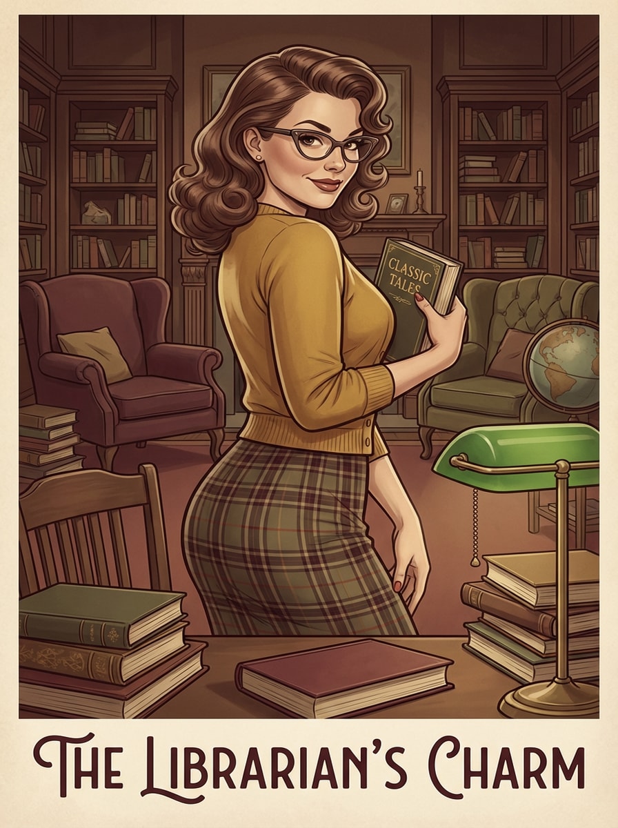 Librarian retro crush