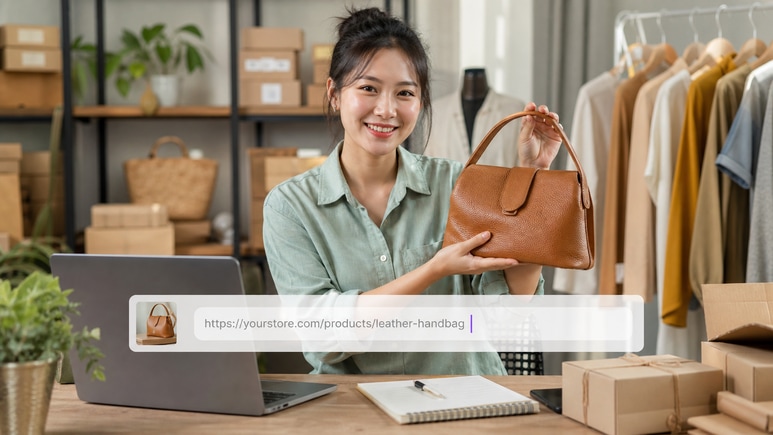 AI Lifestyle Product Photography workflow turning a product URL or owned images into a product-first video brief