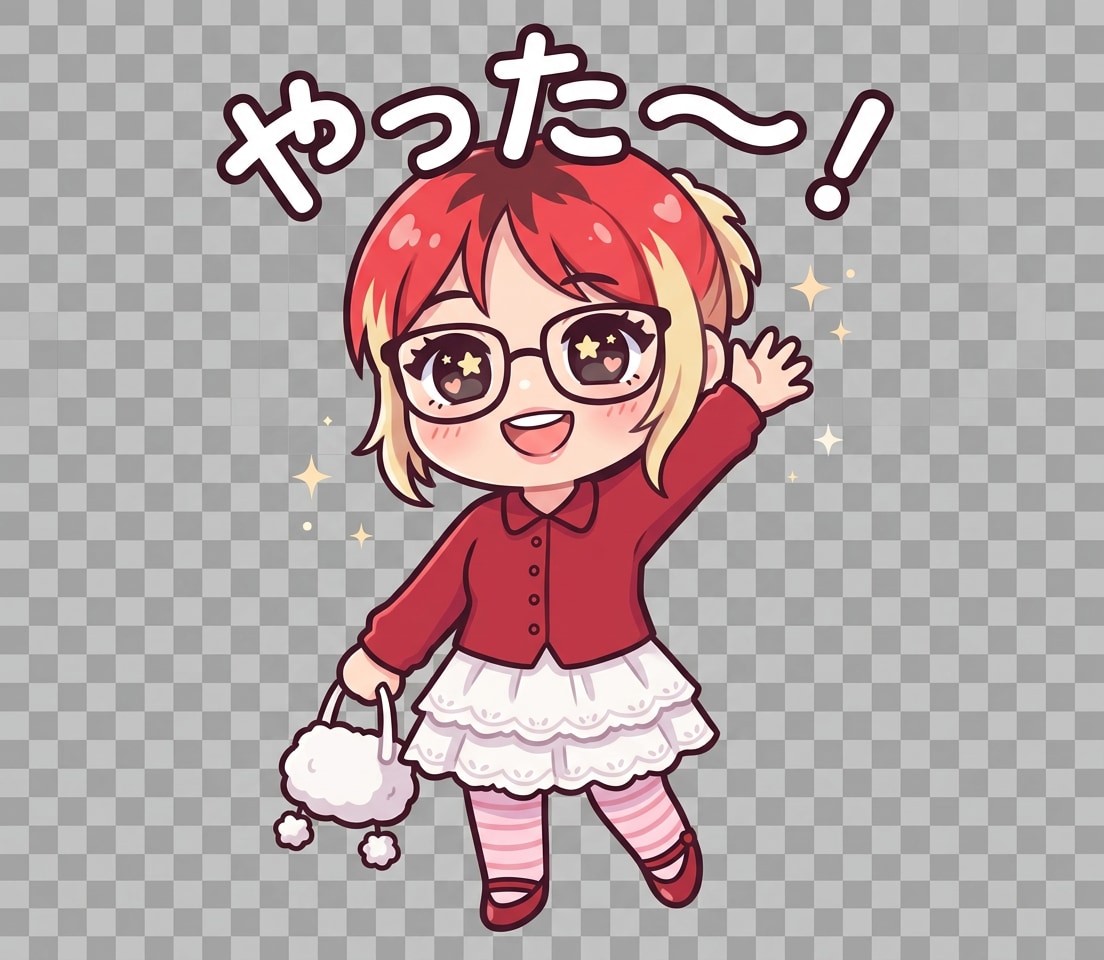 Anime Couple LINE Sticker