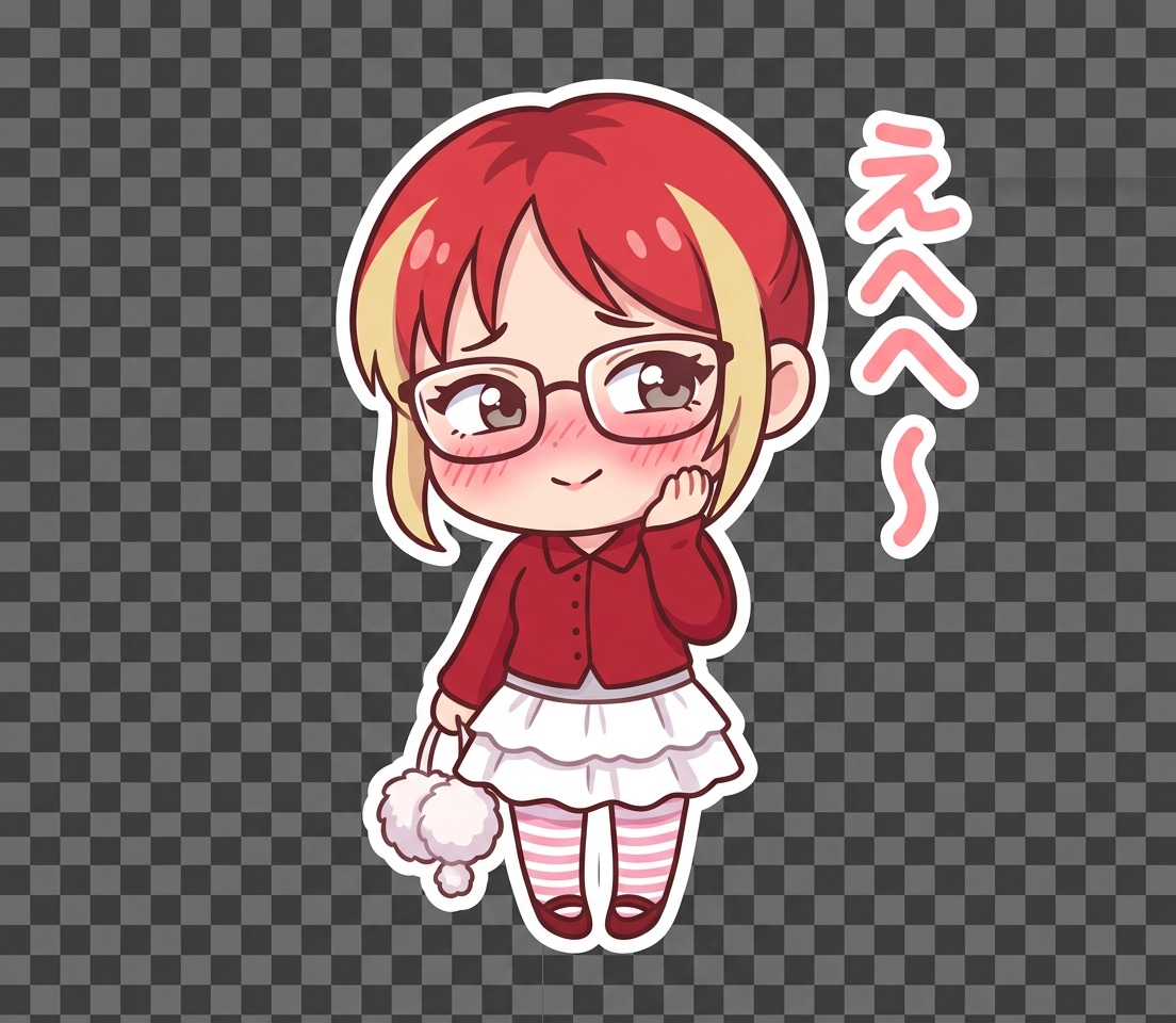Kawaii Character Sticker