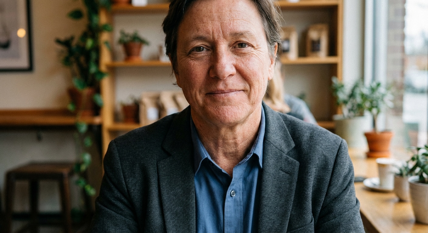 Before formal corporate headshot example