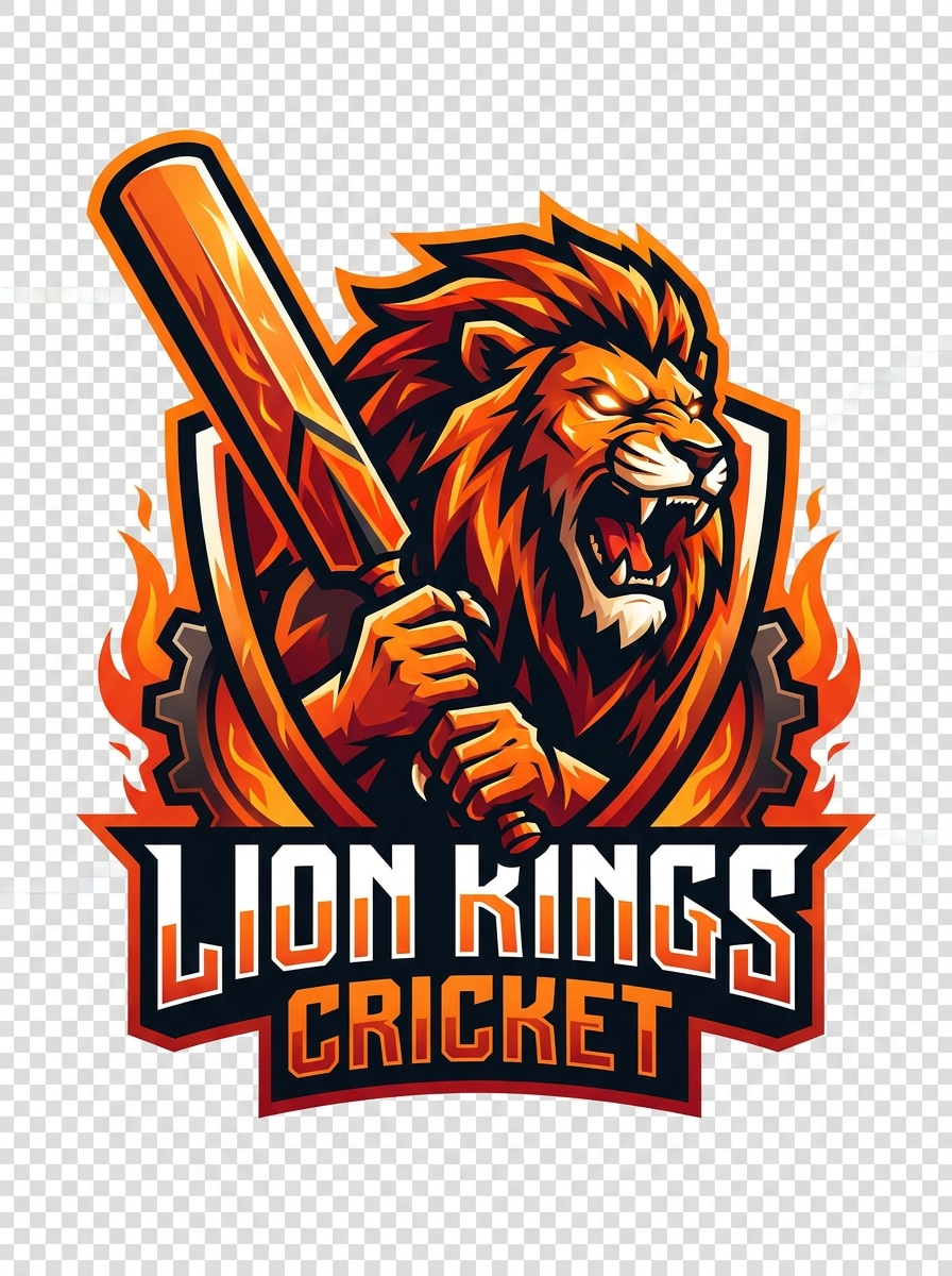 Lion Cricket Mascot