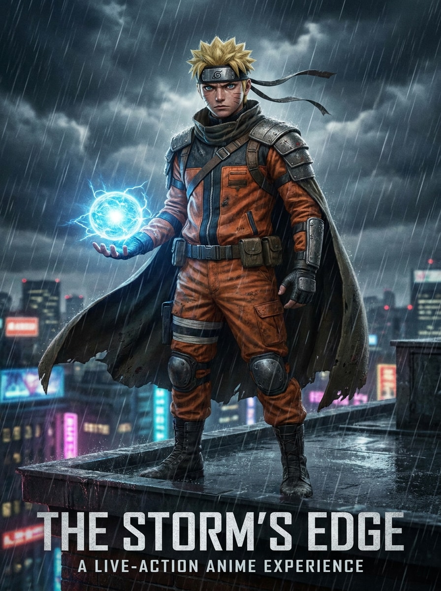 Live-Action Anime Poster