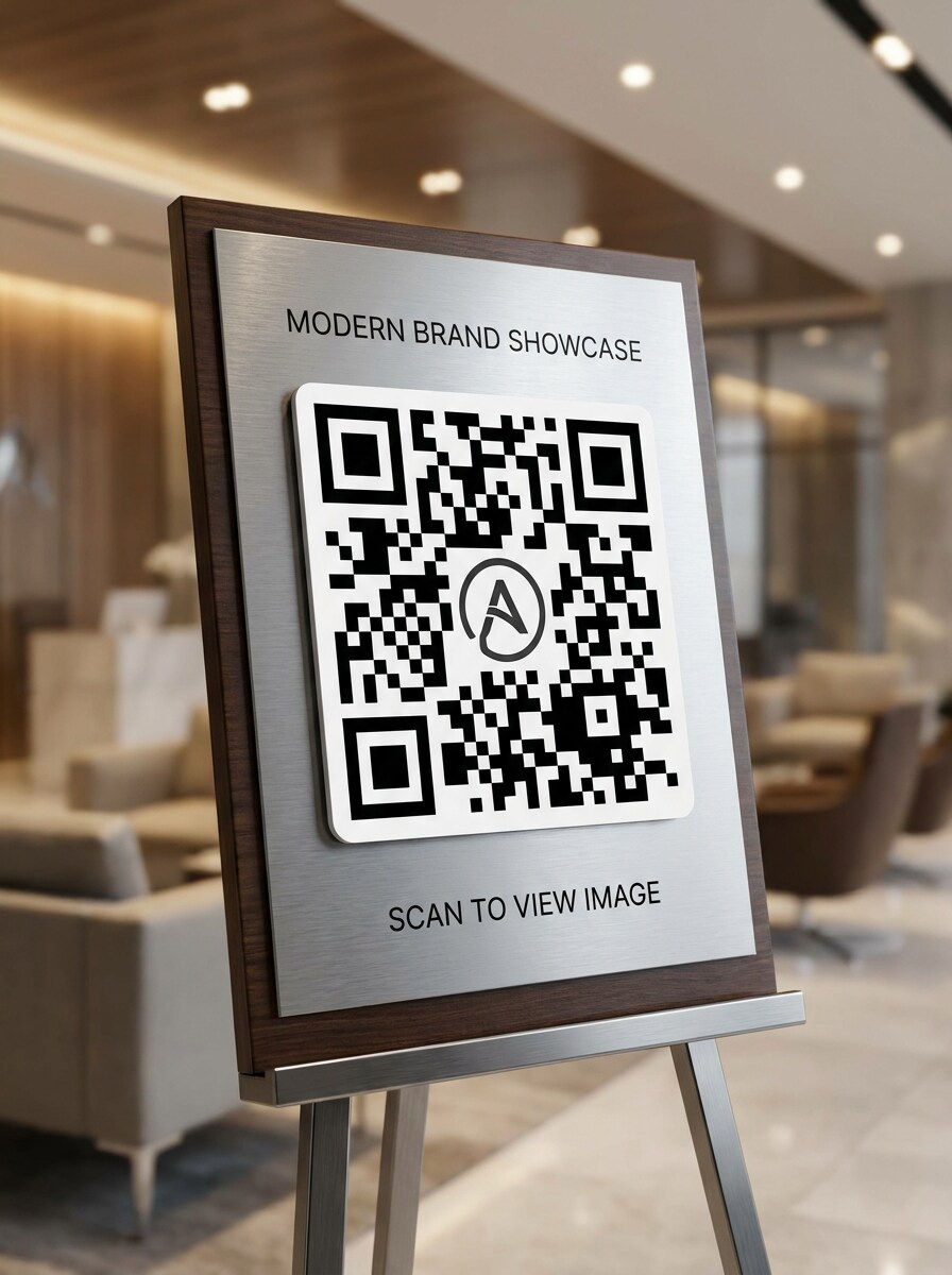Logo Center QR