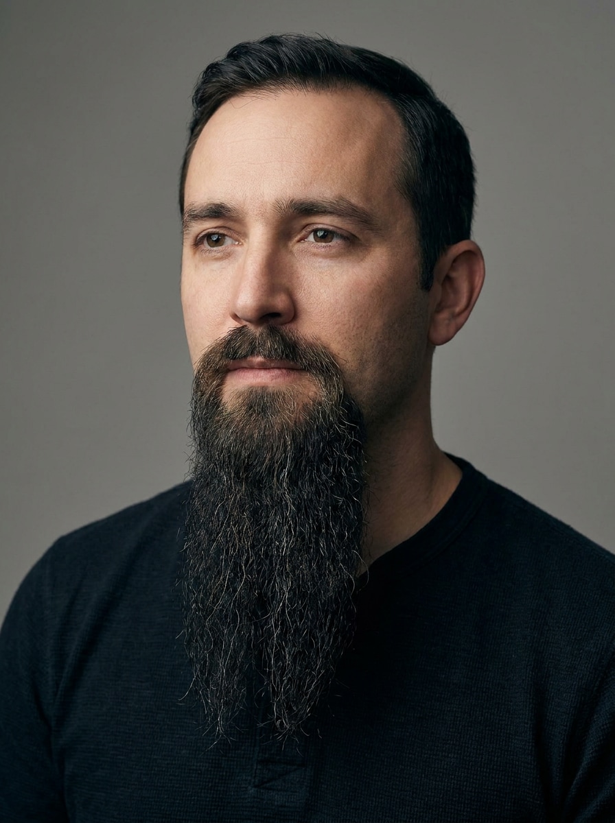Long Defined Goatee