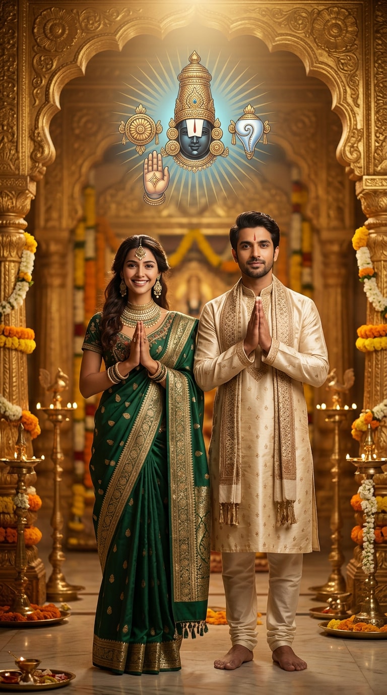 Couple Lord Balaji Blessing Prompt