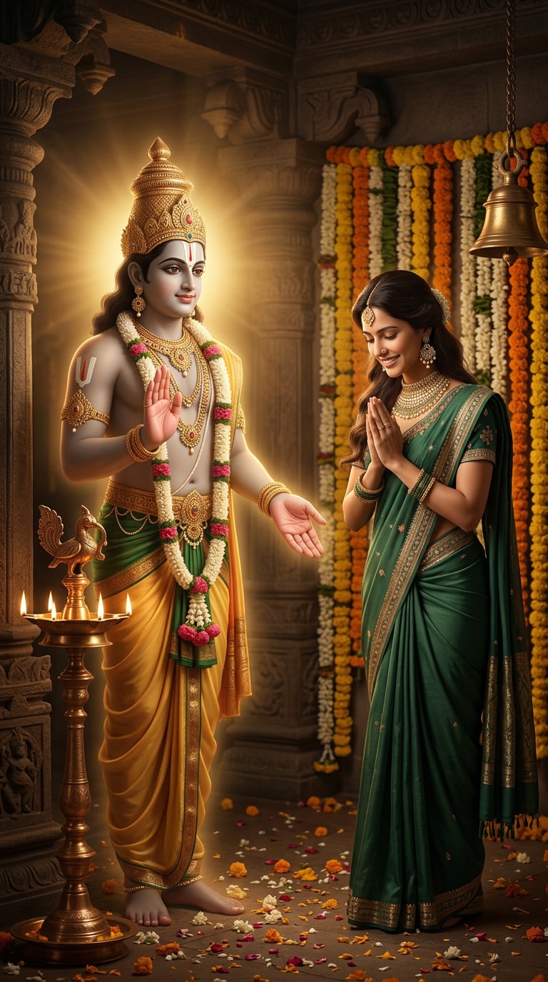 Lord Balaji Divine Hug Prompt