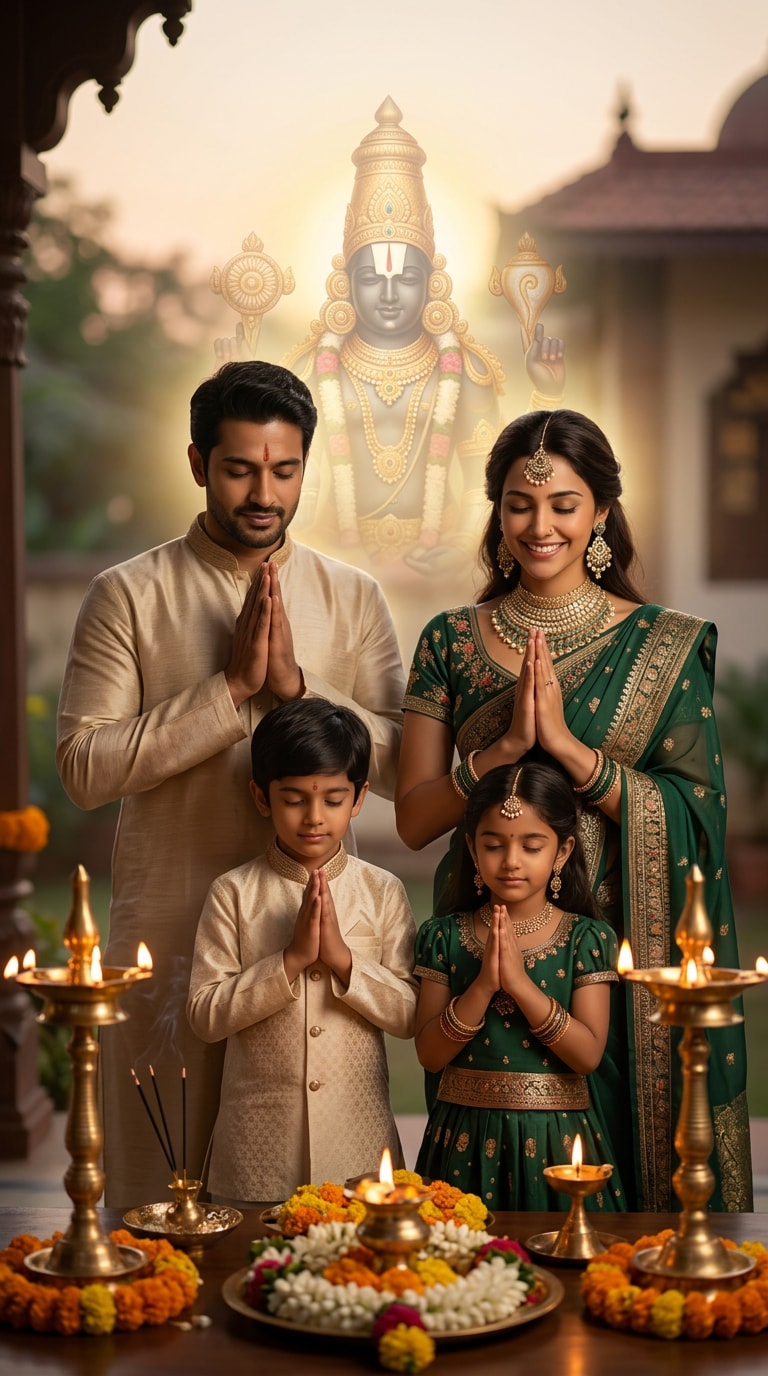 Balaji Devotional Poster AI