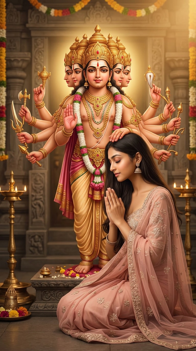 Blessing Scene Boy Prompt