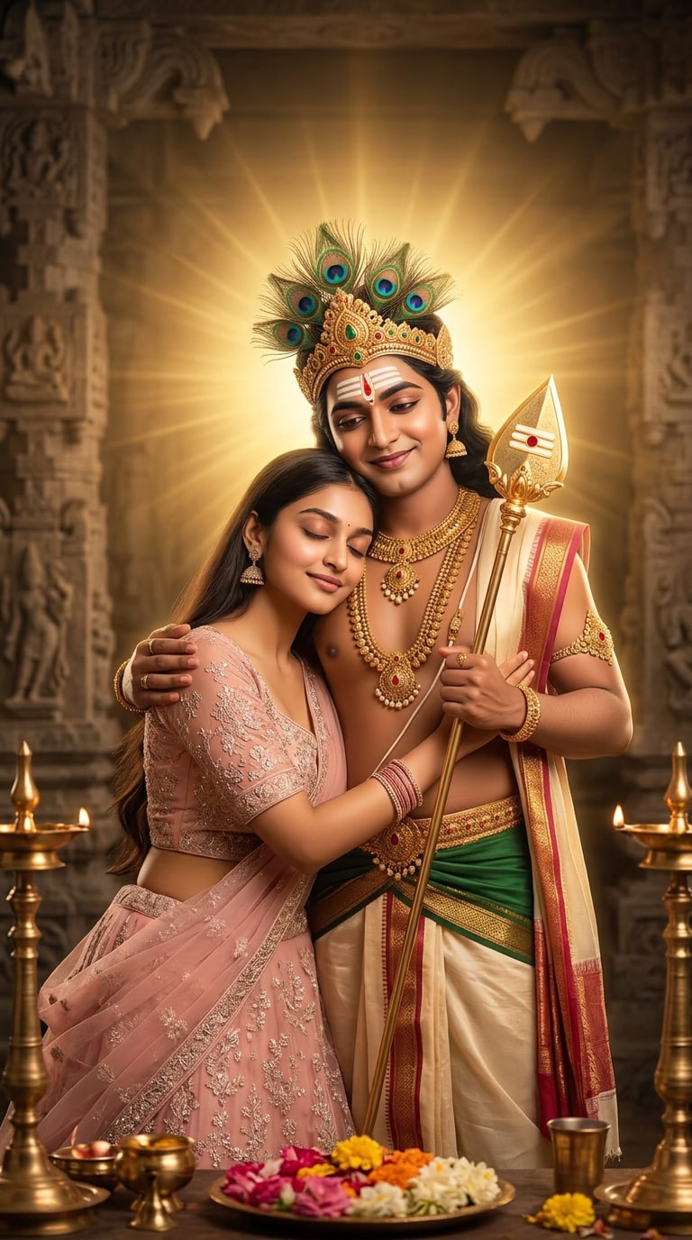 Side-by-Side Portrait Boy Prompt