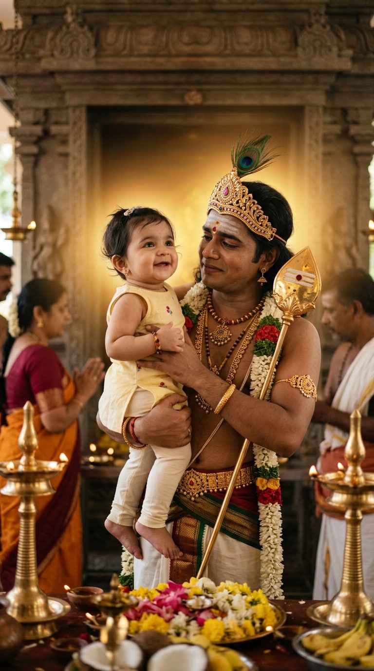 Hug Scene Baby Prompt