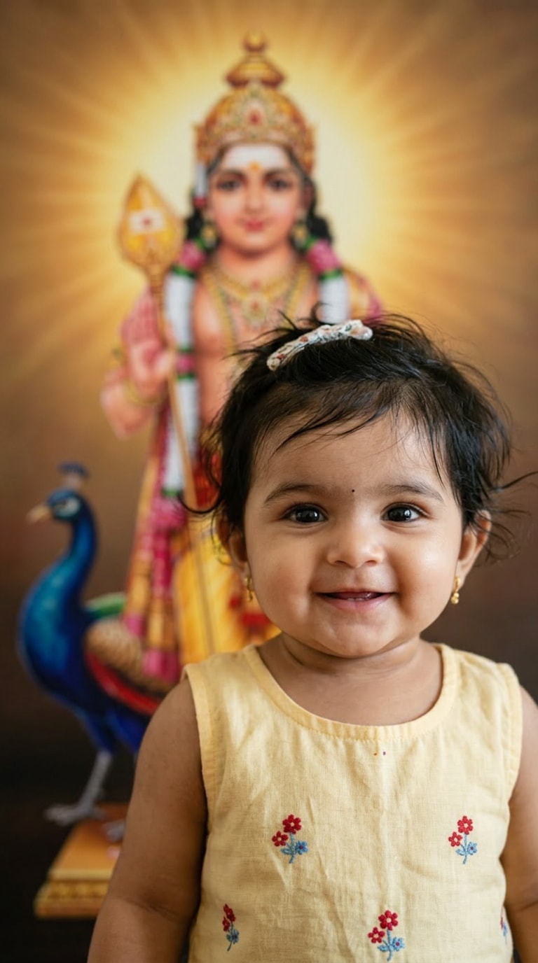 Close-up Divine Baby Prompt