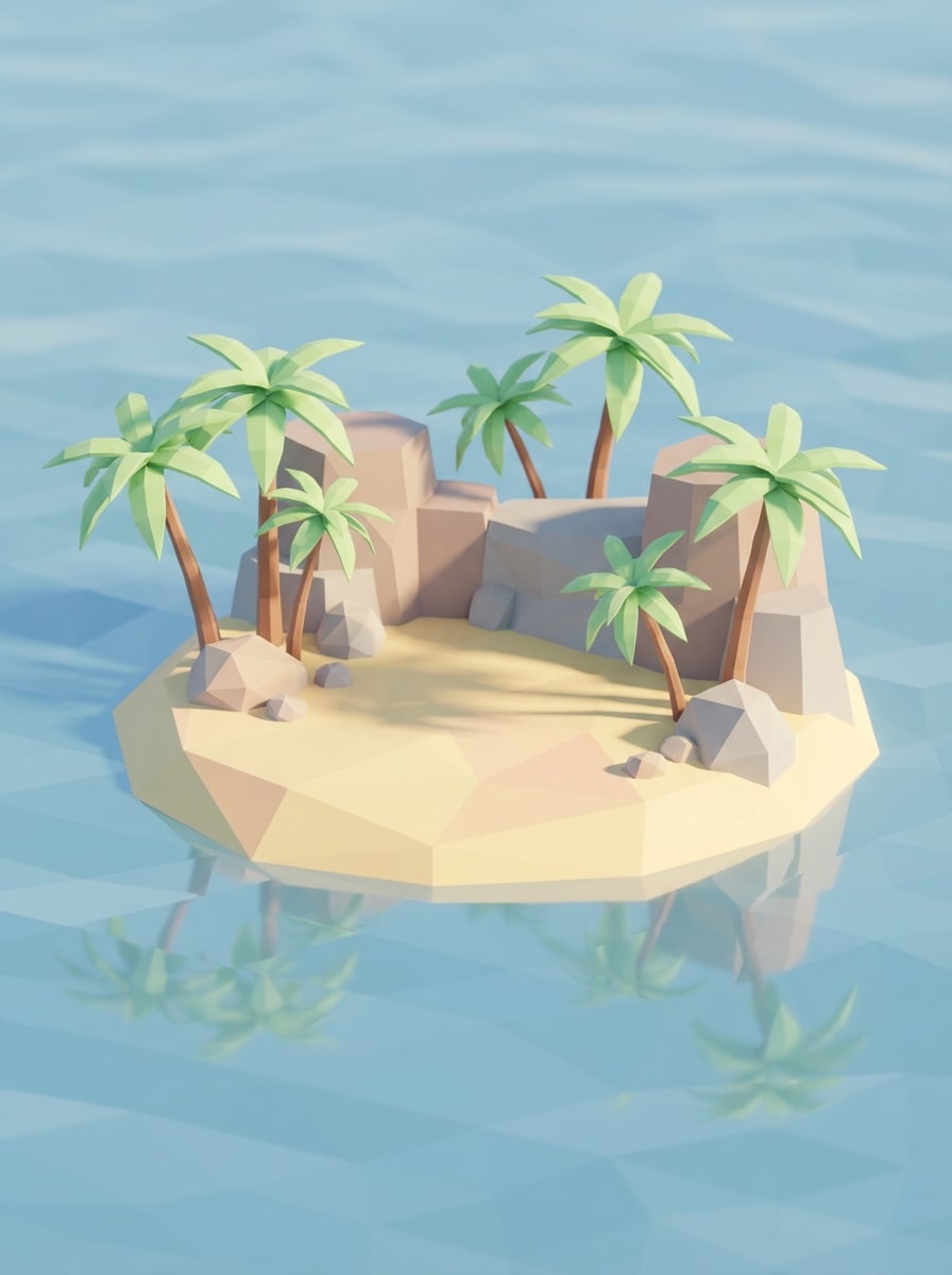 Low-Poly Island