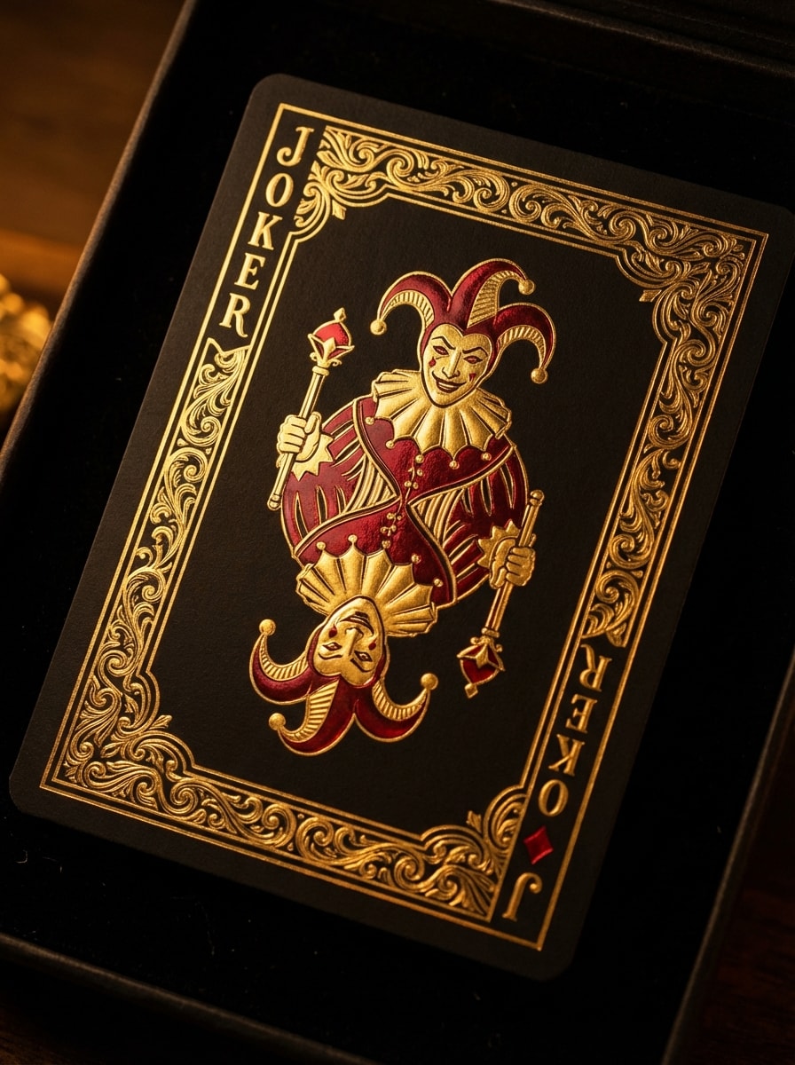 Luxury Gold Foil Joker