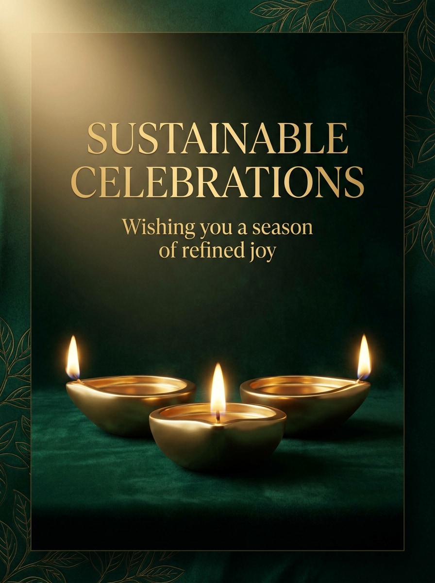 Luxury Gold and Green Poster