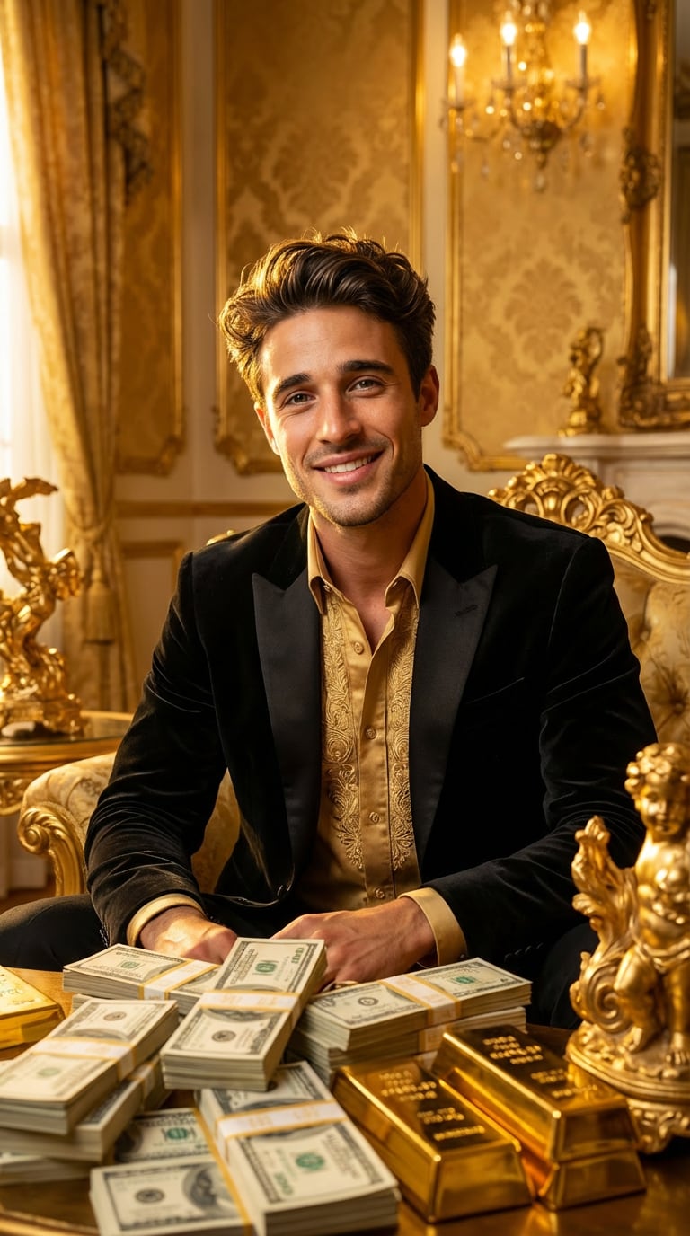 Luxury Money Lifestyle AI Prompt 8