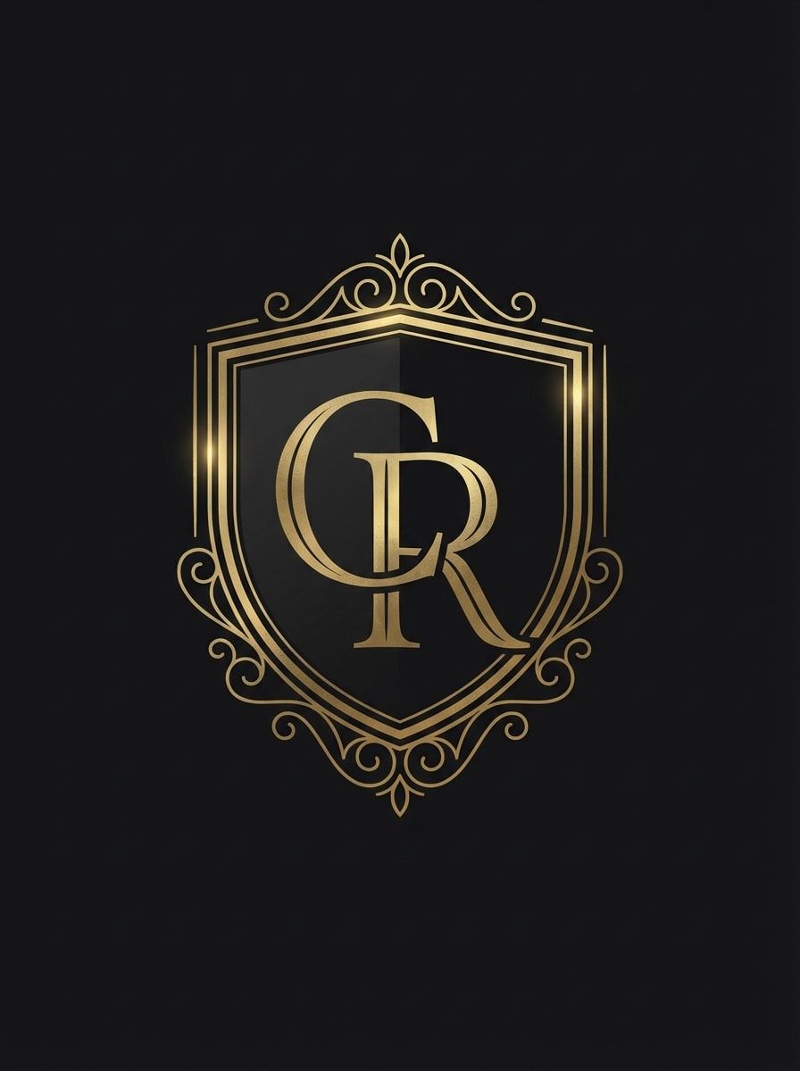 Luxury Monogram Shield