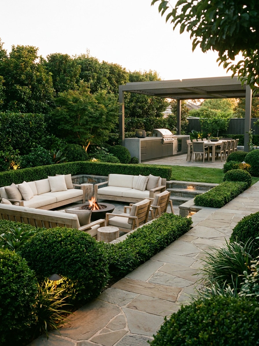 Luxury Outdoor Living Garden