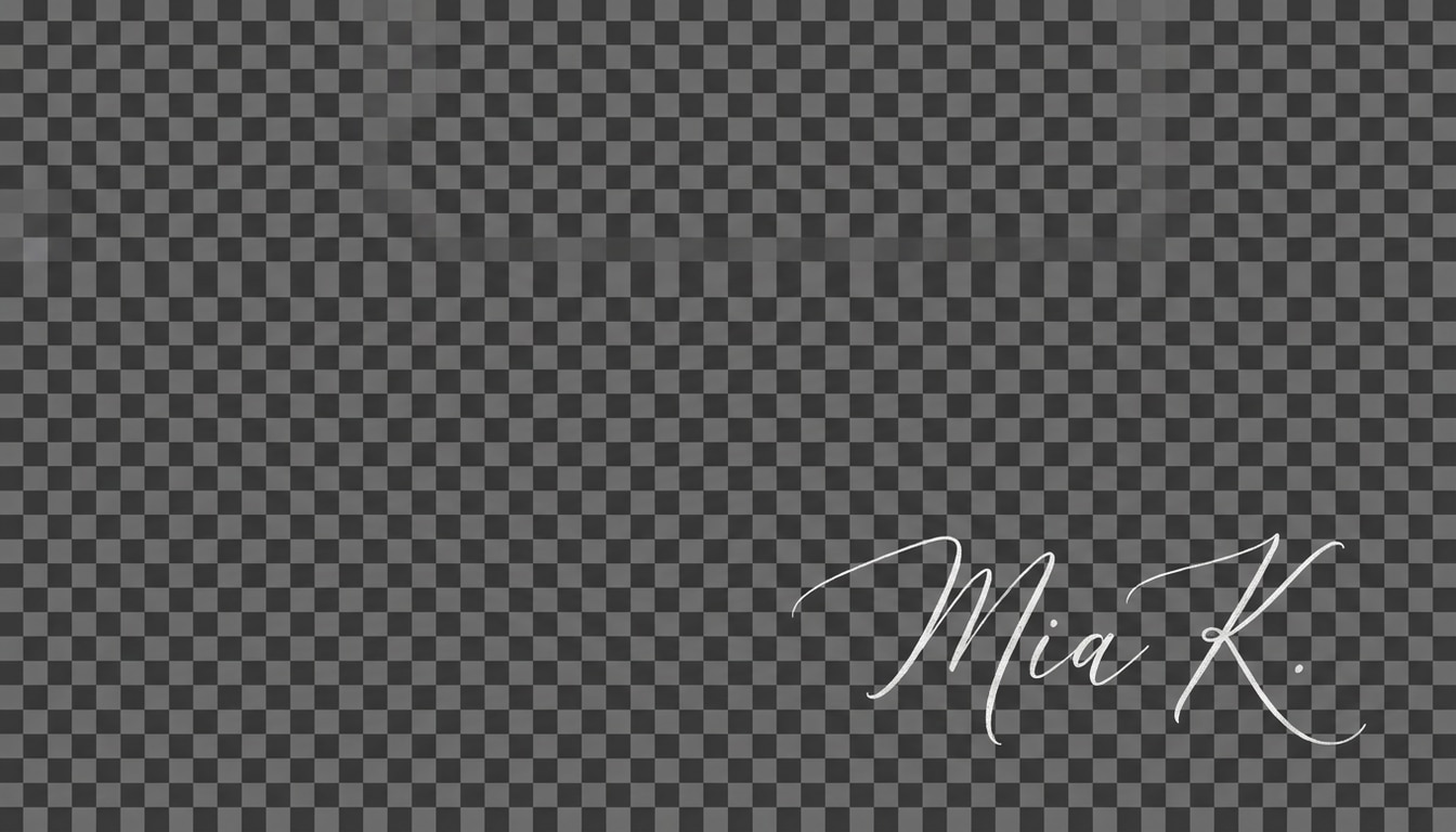 Luxury Signature Watermark