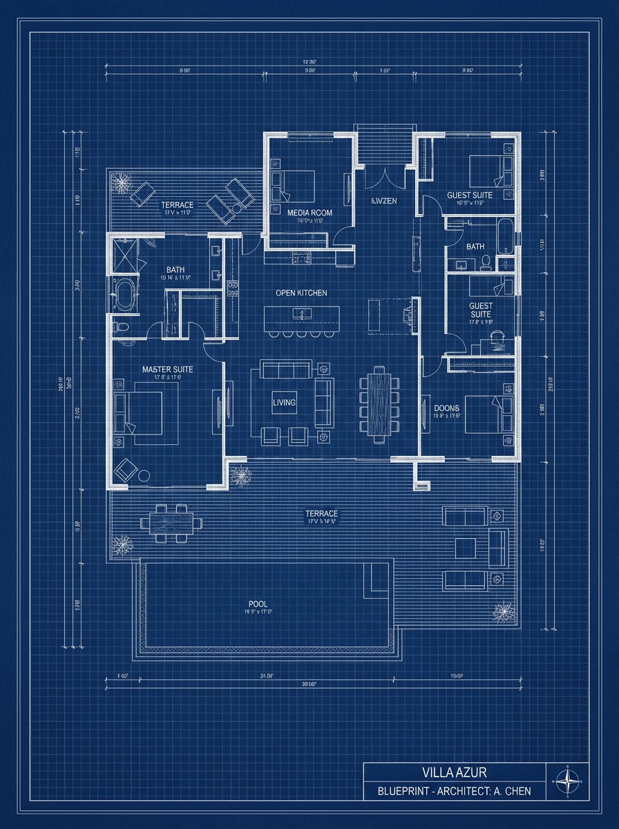 Luxury Villa Floor Plan