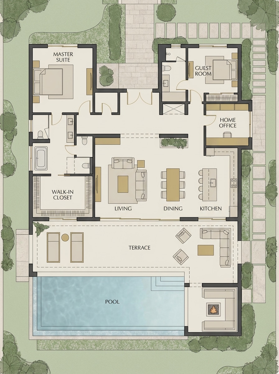 Luxury Villa Plan