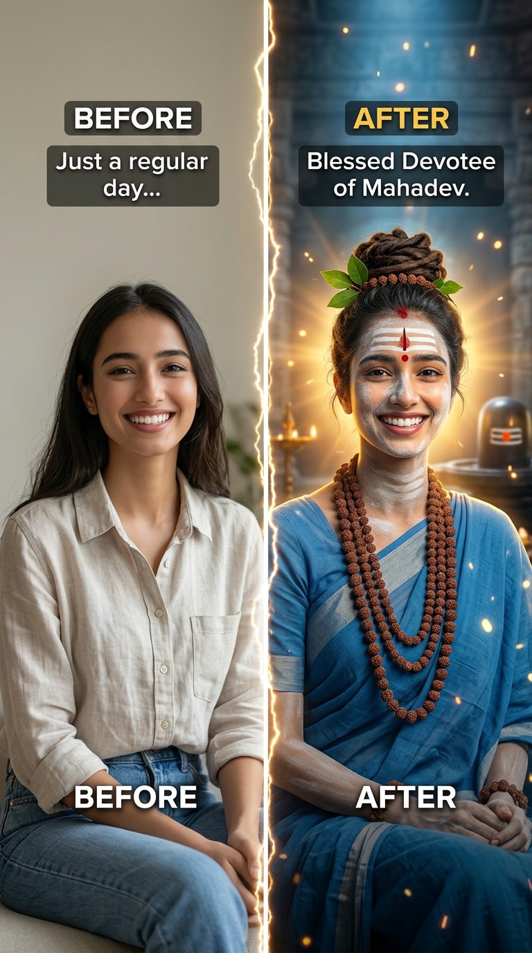 Instagram Shiva Transformation