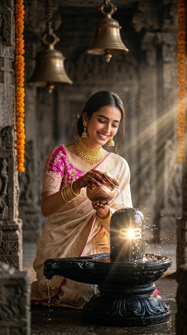 Shiva Cinematic Temple Devotional Portrait