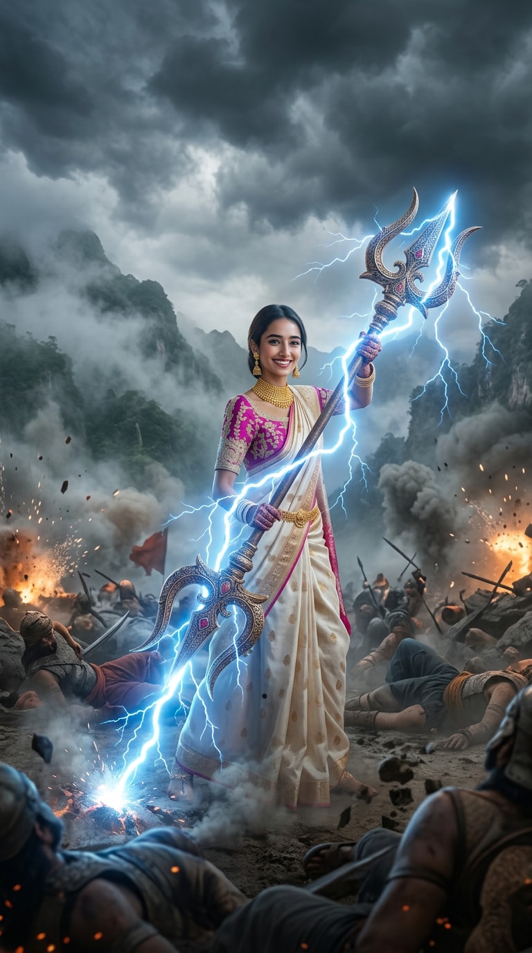 Instagram Reel Style Shiva Transformation AI Art