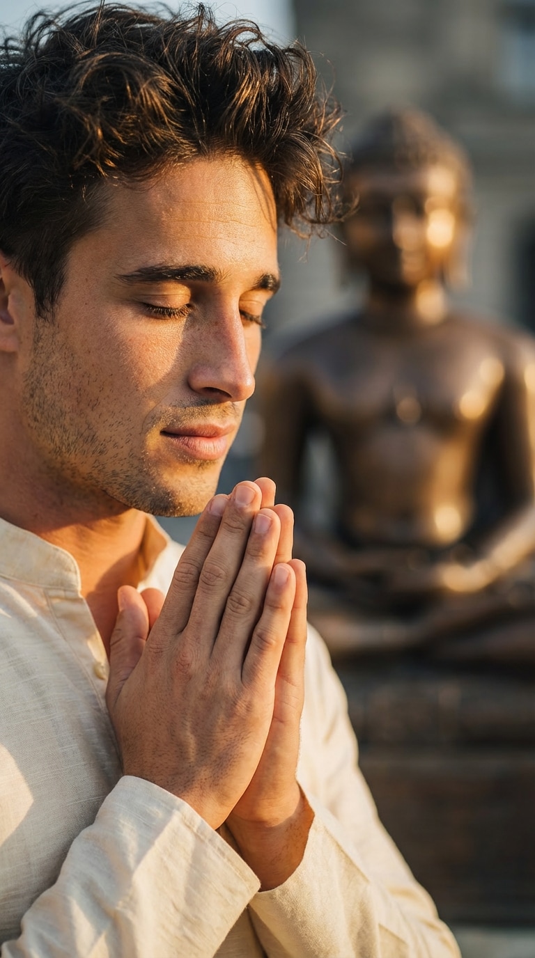 Close-Up Devotion Portrait