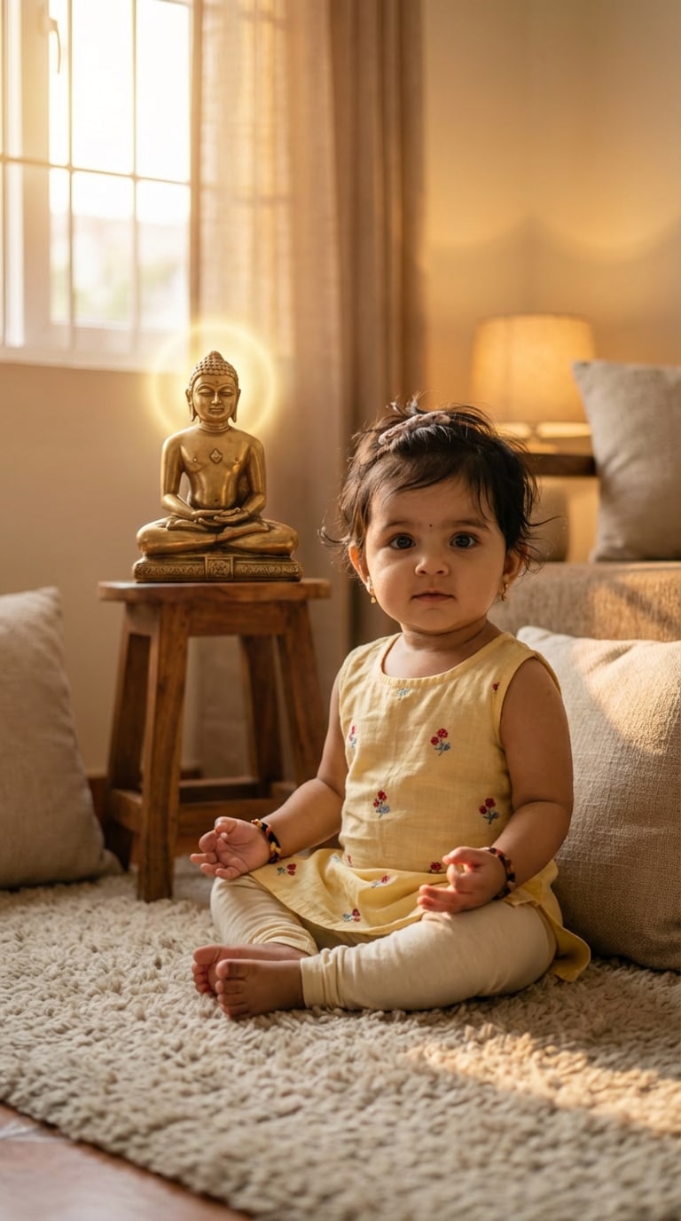 Cute Baby Meditation