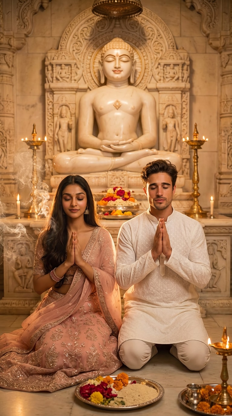 Couple Temple Prayer