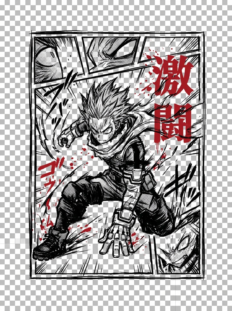 Manga Poster Graphic